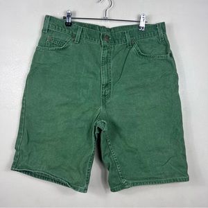 Levi’s Orange Tab 70’s 550 Green Jean Shorts